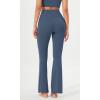 imageODODOS Cloud Feeling Flared Yoga Pants with Back Pocket for Women High Waist Casual Bootleg Lounge Pants 30quot32quot InseamInk Blue