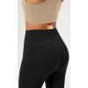 imageODODOS Cloud Feeling Flared Yoga Pants with Back Pocket for Women High Waist Casual Bootleg Lounge Pants 30quot32quot InseamOnyx Black Grey