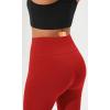 imageODODOS Cloud Feeling Flared Yoga Pants with Back Pocket for Women High Waist Casual Bootleg Lounge Pants 30quot32quot InseamRed