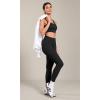 imageODODOS ODLIFT 78 Compression Leggings with Pockets for Women 25quot High Waist Workout Yoga PantsBlack