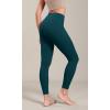 imageODODOS ODLIFT 78 Compression Leggings with Pockets for Women 25quot High Waist Workout Yoga PantsForest Teal