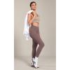 imageODODOS ODLIFT 78 Compression Leggings with Pockets for Women 25quot High Waist Workout Yoga PantsPurple Taupe
