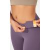 imageODODOS Womens Bootcut Yoga Pants Tummy Control Non See Through Bootleg Gym Workout PantsAsh Violet