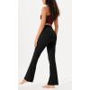 imageODODOS Womens Bootcut Yoga Pants Tummy Control Non See Through Bootleg Gym Workout PantsBlack