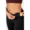 imageODODOS Womens Bootcut Yoga Pants Tummy Control Non See Through Bootleg Gym Workout PantsBlack