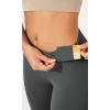imageODODOS Womens Bootcut Yoga Pants Tummy Control Non See Through Bootleg Gym Workout PantsCharcoal