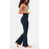 imageODODOS Womens Bootcut Yoga Pants Tummy Control Non See Through Bootleg Gym Workout PantsDeep Navy