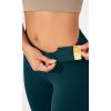 imageODODOS Womens Bootcut Yoga Pants Tummy Control Non See Through Bootleg Gym Workout PantsForest Teal