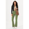 imageODODOS Womens Bootcut Yoga Pants Tummy Control Non See Through Bootleg Gym Workout PantsLight Olive