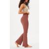 imageODODOS Womens Bootcut Yoga Pants Tummy Control Non See Through Bootleg Gym Workout PantsMauve