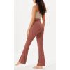 imageODODOS Womens Bootcut Yoga Pants Tummy Control Non See Through Bootleg Gym Workout PantsMauve