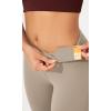 imageODODOS Womens Bootcut Yoga Pants Tummy Control Non See Through Bootleg Gym Workout PantsShaker Beige