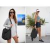 imageODODOS 19L Multi Hobo Bags 20 with 2 Straps for Women Totes Handbags Crossbody Shoulder BagsBlack
