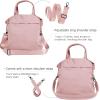 imageODODOS 19L Multi Hobo Bags 20 with 2 Straps for Women Totes Handbags Crossbody Shoulder BagsBlush Pink