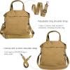 imageODODOS 19L Multi Hobo Bags 20 with 2 Straps for Women Totes Handbags Crossbody Shoulder BagsCaramel