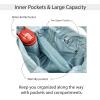 imageODODOS 19L Multi Hobo Bags 20 with 2 Straps for Women Totes Handbags Crossbody Shoulder BagsChambray