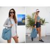 imageODODOS 19L Multi Hobo Bags 20 with 2 Straps for Women Totes Handbags Crossbody Shoulder BagsDark Blue
