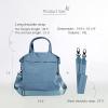 imageODODOS 19L Multi Hobo Bags 20 with 2 Straps for Women Totes Handbags Crossbody Shoulder BagsDark Blue