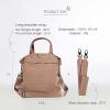 imageODODOS 19L Multi Hobo Bags 20 with 2 Straps for Women Totes Handbags Crossbody Shoulder BagsRose Dawn