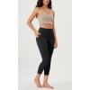 imageODODOS ODCLOUD Buttery Soft Lounge Yoga Capris with Pockets for Women 14quot  19quot  21quot High Waist Capri LeggingsBlack