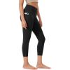 imageODODOS ODCLOUD Buttery Soft Lounge Yoga Capris with Pockets for Women 14quot  19quot  21quot High Waist Capri LeggingsBlack