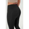 imageODODOS ODCLOUD Buttery Soft Lounge Yoga Capris with Pockets for Women 14quot  19quot  21quot High Waist Capri LeggingsBlack