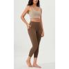 imageODODOS ODCLOUD Buttery Soft Lounge Yoga Capris with Pockets for Women 14quot  19quot  21quot High Waist Capri LeggingsBrunette