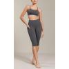 imageODODOS ODCLOUD Buttery Soft Lounge Yoga Capris with Pockets for Women 14quot  19quot  21quot High Waist Capri LeggingsCharcoal