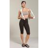 imageODODOS ODCLOUD Buttery Soft Lounge Yoga Capris with Pockets for Women 14quot  19quot  21quot High Waist Capri LeggingsDark Brown