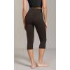 imageODODOS ODCLOUD Buttery Soft Lounge Yoga Capris with Pockets for Women 14quot  19quot  21quot High Waist Capri LeggingsDark Brown