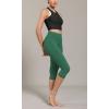 imageODODOS ODCLOUD Buttery Soft Lounge Yoga Capris with Pockets for Women 14quot  19quot  21quot High Waist Capri LeggingsDark Green