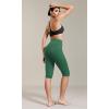 imageODODOS ODCLOUD Buttery Soft Lounge Yoga Capris with Pockets for Women 14quot  19quot  21quot High Waist Capri LeggingsDark Green