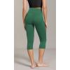 imageODODOS ODCLOUD Buttery Soft Lounge Yoga Capris with Pockets for Women 14quot  19quot  21quot High Waist Capri LeggingsDark Green