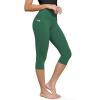 imageODODOS ODCLOUD Buttery Soft Lounge Yoga Capris with Pockets for Women 14quot  19quot  21quot High Waist Capri LeggingsDark Green