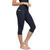 imageODODOS ODCLOUD Buttery Soft Lounge Yoga Capris with Pockets for Women 14quot  19quot  21quot High Waist Capri LeggingsDeep Navy