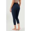 imageODODOS ODCLOUD Buttery Soft Lounge Yoga Capris with Pockets for Women 14quot  19quot  21quot High Waist Capri LeggingsDeep Navy