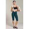 imageODODOS ODCLOUD Buttery Soft Lounge Yoga Capris with Pockets for Women 14quot  19quot  21quot High Waist Capri LeggingsForest Teal
