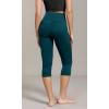 imageODODOS ODCLOUD Buttery Soft Lounge Yoga Capris with Pockets for Women 14quot  19quot  21quot High Waist Capri LeggingsForest Teal