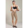 imageODODOS ODCLOUD Buttery Soft Lounge Yoga Capris with Pockets for Women 14quot  19quot  21quot High Waist Capri LeggingsLight Brown