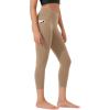 imageODODOS ODCLOUD Buttery Soft Lounge Yoga Capris with Pockets for Women 14quot  19quot  21quot High Waist Capri LeggingsLight Brown