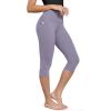 imageODODOS ODCLOUD Buttery Soft Lounge Yoga Capris with Pockets for Women 14quot  19quot  21quot High Waist Capri LeggingsLilac Smoke