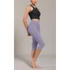 imageODODOS ODCLOUD Buttery Soft Lounge Yoga Capris with Pockets for Women 14quot  19quot  21quot High Waist Capri LeggingsLilac Smoke