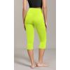 imageODODOS ODCLOUD Buttery Soft Lounge Yoga Capris with Pockets for Women 14quot  19quot  21quot High Waist Capri LeggingsNeon Green