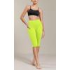 imageODODOS ODCLOUD Buttery Soft Lounge Yoga Capris with Pockets for Women 14quot  19quot  21quot High Waist Capri LeggingsNeon Green