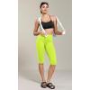 imageODODOS ODCLOUD Buttery Soft Lounge Yoga Capris with Pockets for Women 14quot  19quot  21quot High Waist Capri LeggingsNeon Green