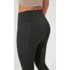 imageODODOS ODCLOUD Buttery Soft Lounge Yoga Capris with Pockets for Women 14quot  19quot  21quot High Waist Capri LeggingsOnyx Black Grey