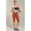 imageODODOS ODCLOUD Buttery Soft Lounge Yoga Capris with Pockets for Women 14quot  19quot  21quot High Waist Capri LeggingsOrange Rust