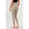 imageODODOS ODCLOUD Buttery Soft Lounge Yoga Capris with Pockets for Women 14quot  19quot  21quot High Waist Capri LeggingsShaker Beige