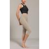 imageODODOS ODCLOUD Buttery Soft Lounge Yoga Capris with Pockets for Women 14quot  19quot  21quot High Waist Capri LeggingsShaker Beige