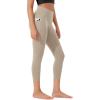 imageODODOS ODCLOUD Buttery Soft Lounge Yoga Capris with Pockets for Women 14quot  19quot  21quot High Waist Capri LeggingsShaker Beige